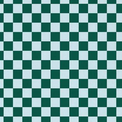 Checkerboard Emerald Blue