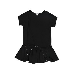 bar III Womens Studded Flounce Hem Fit & Flare Dress - 1 of 2