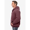 KingSize Men's Big & Tall Fleece Zip-Front Hoodie - 4 of 4
