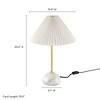 Modway Illusion Table Lamp – Brass Dome Shade with Marble Base, Modern Accent Lighting for Living Room, Bedroom, or Office - 2 of 4