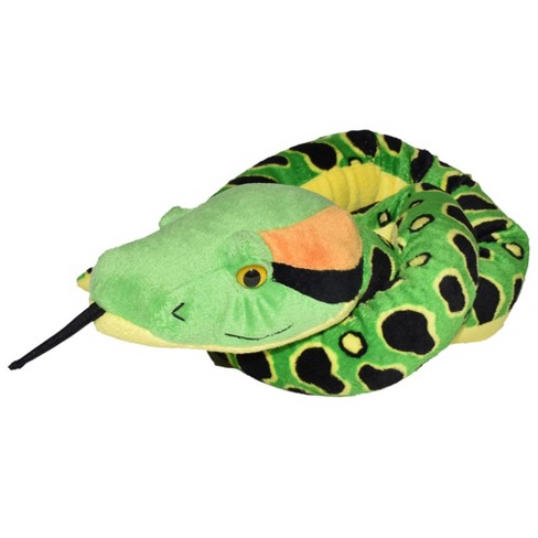 Green on sale snake plush