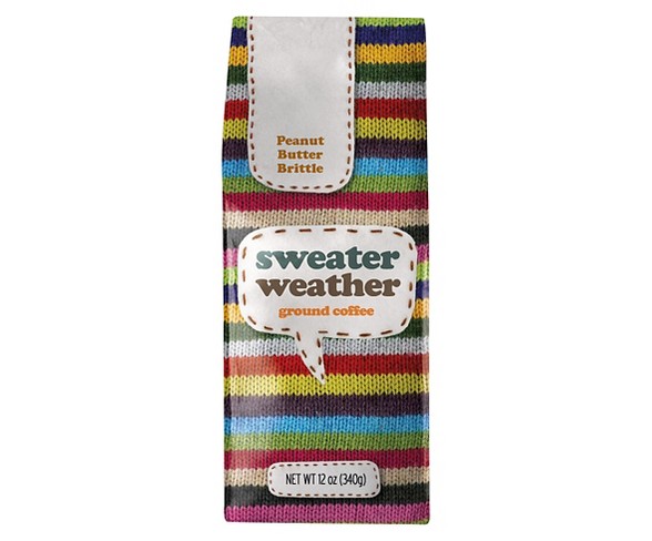 Paramount Coffee Sweater Weather Peanut Butter Brittle Medium Roast Ground Coffee 12 oz