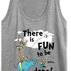 Women's - Dr. Seuss - Fun To Be Done Graphic Racerback Tank - 2 of 4