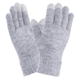 Unique Bargains Touchscreen Winter Anti-Slip Common Size Warm Hiking Gloves 8.7" x 3.5" 1 Pair - 1 of 4