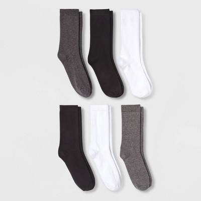 Women's 6pk Lettuce Edge Ankle Socks - A New Day™ Pastel 4-10 : Target