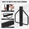 12 LB T Post Driver, Fence Post Driver with Handle, Metal Pounder for U Channel Wooden Fence - 2 of 4