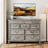 Jojoka 47" Farmhouse Dresser for Bedroom with 9 Drawers - 3 of 4