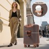 Gulches Hardshell Luggage Set with TSA Lock, 360¡ã Spinner Wheels, Lightweight Durable Travel Suitcases for Women/Men Carry-On & Check-In - 2 of 4