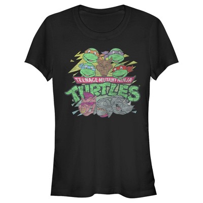 Teenage Mutant Ninja Turtles Boys Turtle Rebels Black Short