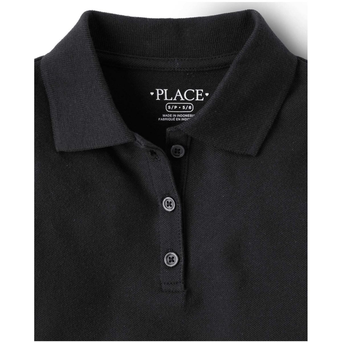 The Children's Place Girls Uniform Short Sleeve Pique Polo - thumbnail 2