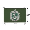 Harry Potter Slytherin Painted Crest Makeup Cosmetic Bag Organizer Pouch - 4 of 4