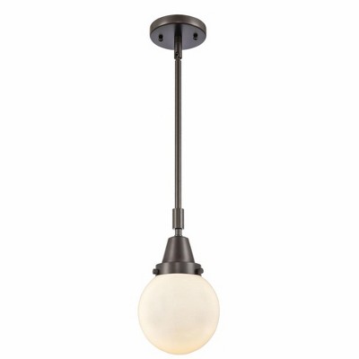 Beacon - 1 Light Stem Hung Mini Pendant In Industrial Style-10.63 Inches Tall and 6 Inches Wide
