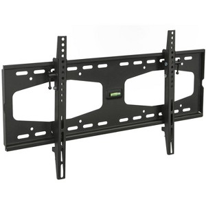 Mount-It! Slim Tilting TV Wall Mount Bracket for 32-65 Inch Samsung, Sony, Vizio, LG, Sharp TVs with Low Profile Design up to VESA 600x400mm, Black - 1 of 4