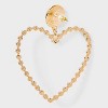 SUGARFIX by BaubleBar Endless Love Drop Earrings - Gold: Statement Zinc Jewelry, 2.72" Length - 2 of 2
