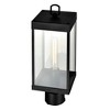 CWI Lighting Windsor 1 Light Black Outdoor Lantern Head - 3 of 4