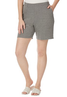 Jessica London Women's Plus Size Soft Ease Knit Shorts