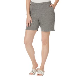 Jessica London Women's Plus Size Soft Ease Knit Shorts - 1 of 4