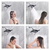 BRIGHT SHOWERS Dual Shower Head -Rain Shower Head and Handheld Shower Head with Hose - 3 of 4