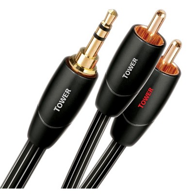 AudioQuest Tower 3.5mm Male to RCA Male Cable - 1.97 ft. (.6m)