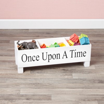 White MDF Children's Cubby Storage with Dividers