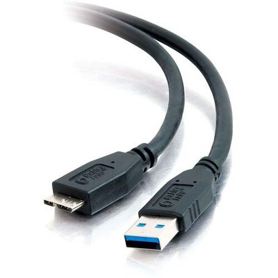 C2G 1m USB Cable - USB 3.0 A to Micro USB B Cable (3ft) - USB Phone Cable - USB - 3.20 ft - 1 x Type A Male USB - 1 x Micro Type B Male USB