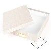 Sugar Paper Essentials Paper File Box Flax: File Organizer & Storage Bin, Beige Paperboard, 13.625" x 10.125" x 3.375" - image 2 of 4