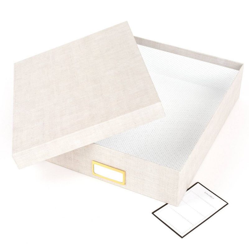 Sugar Paper Essentials Paper File Box Flax, 2 of 5
