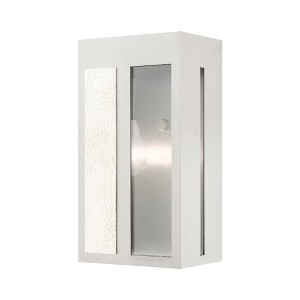 Livex Lighting Lafayette 1 - Light Wall Light in  Brushed Nickel - 1 of 2