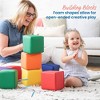 ECR4Kids SoftZone Patchwork Toddler Building Blocks, 12-Piece - 3 of 4