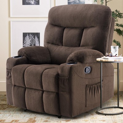 Lirago Oversized Recliner Chair for Living Room Bedroom Large Tall Adults 350 lbs Weight Capacity Swivel Rocker Recliner 3 Modes Easy Assembly