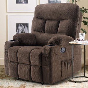 Lirago Oversized Recliner Chair for Living Room Bedroom Large Tall Adults 350 lbs Weight Capacity Swivel Rocker Recliner 3 Modes Easy Assembly - 1 of 4