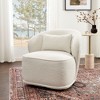 KINWELL Modern Boucle Upholstered 360° Swivel Accent Chair - 2 of 4