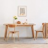 Evelyn Dining Chair Set of 2,Soild Wooden Dining Chair for Living Room,Dining Room-Tanpinhause - 4 of 4