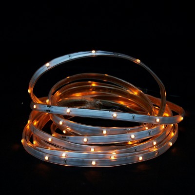 Northlight 18' Orange LED Outdoor Christmas Linear Tape Lighting - White Finish