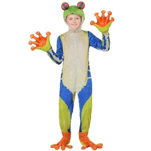 HalloweenCostumes.com Realistic Tree Frog Costume for a Child - 1 of 2