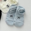 Alilang Women's No-Show Liner Socks with Bow Accent 5Pk - 3 of 4