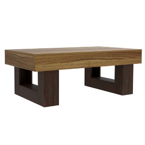 AndMakers 42.51 in. Rustic Brown Rectangle Wood Coffee Table - 1 of 4