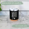 Elanze Designs Free Range Children Black X-Large Cork Bottom, Kitchen Counter, Ceramic Stoneware, Coffee, Tea and Hot Chocolate, Machine Brewing, K - 4 of 4