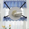 Evideco French Home Goods Adjustable Cafe Curtain Rods for Lightweight Voile Curtains - Easy Installation - 2 of 4