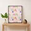 Showmemars Xmas forrest pattern Framed Art Canvas - Society6 - 3 of 4