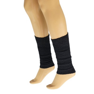 Retro-Inspired Cotton Leg Warmers for Women Soft, Stretchy, 20” Long Knit Warmers 1 Pair