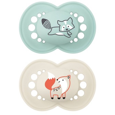 MAM Matte Original Deco Pacifier - 6+ Months - Boy - 2pc