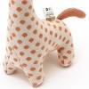 TopComfy Baby and Toddler Learning Toys Handmade Giraffe Plush Toy With Reddish Brown Spots Baby Toy Standing Ears For Kids, Multicolored, 13"*9"*1" - 4 of 4