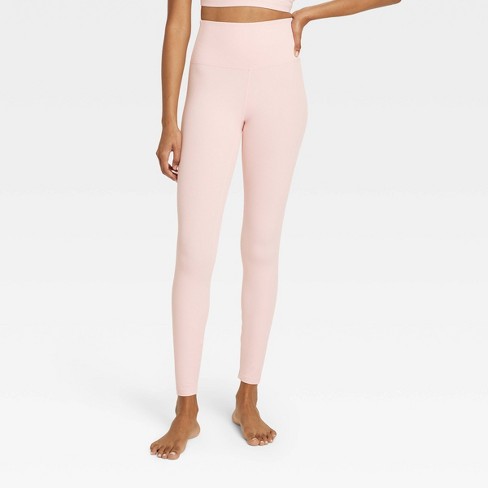 Women's Ultra High-rise Rib Leggings - All In Motion™ Pink Xs : Target