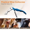 Unique Bargains Double Hinged Wine Bottle Openers with Foil Cutter 6 Pcs - 4 of 4