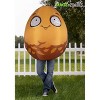 HalloweenCostumes.com One Size Fits Most   Plants Vs Zombie Adult Inflatable Wall-Nut Costume, Black/Purple/Brown - 3 of 4