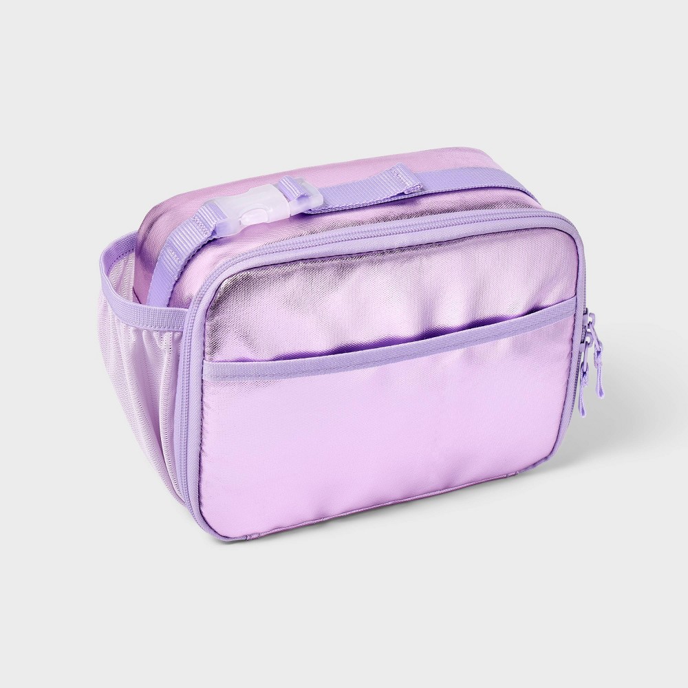 Classic Lunch Sack - Cat & Jack™ Glitter Purple
