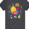 Boys' - Trolls - Poppy and Viva Neon Golf Short Sleeve Graphic T-Shirt - 2 of 4