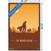 Trends International Star Wars: The Mandalorian - Mando and The Child At Dusk Framed Wall Poster Prints - 3 of 4