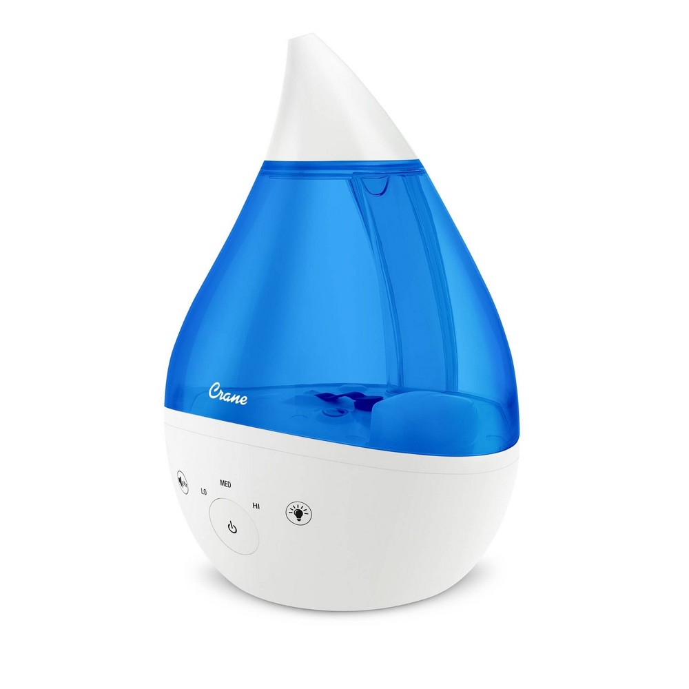 Photos - Humidifier Crane Drop 4-in-1 Ultrasonic Cool Mist  w/Sound Machine - Blue/W 